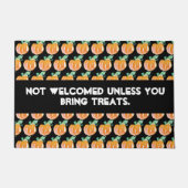 Halloween Funny Quote Pumpkin Patch | WATERVERF Deurmat (Voorkant)
