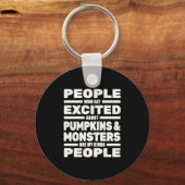 Halloween Funny Sleutelhanger (Voorkant)