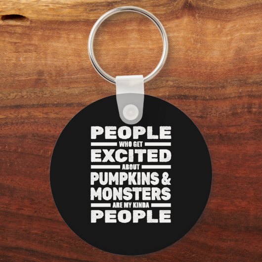 Halloween Funny Sleutelhanger (Voorkant)