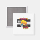 Halloween Funny Trumpkin Classic Magneet (Voorkant / Achterkant)