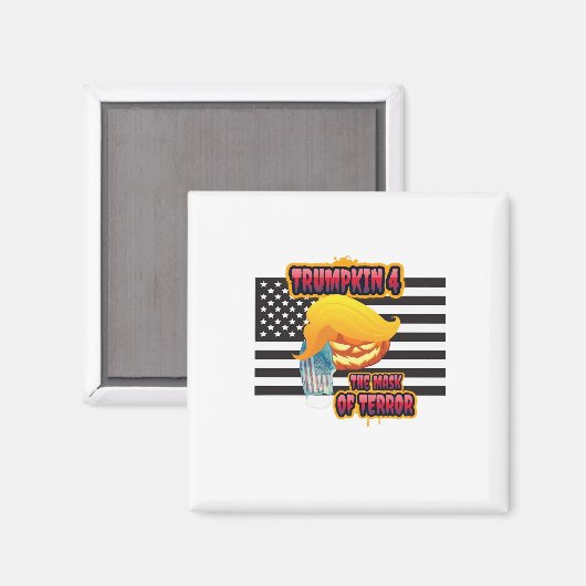 Halloween Funny Trumpkin Classic Magneet (Voorkant / Achterkant)