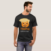 Halloween Funny Trumpkin T-Shirt (Voorkant volledig)