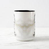 Halloween Funny Tweekleurige Koffiemok (Center)