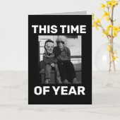 HALLOWEEN FUNNY VRIENDEN KAART (Gele Bloem)