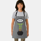 Halloween Funny Witch Feet Persoonlijke Kinderen Schort (Insitu)