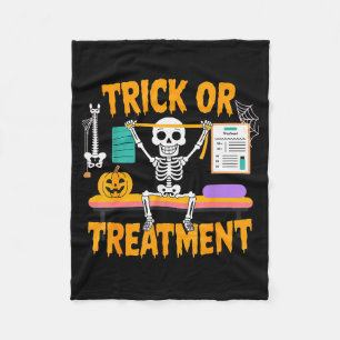 Halloween Fysiotherapie Therapeut Pt Trick Or T Fleece Deken
