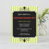 Halloween Gala Party Kaart (Staand voorkant)