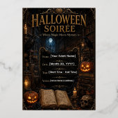Halloween Gala Uitnodiging Template | Bewerkbare G (Voorkant)