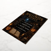 Halloween Gala Uitnodiging Template | Bewerkbare G (Gedraaid)