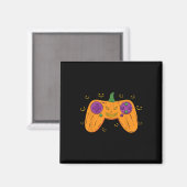 Halloween Gamer Costume Scary Pumpkin Mannen Boys  Magneet (Voorkant / Achterkant)