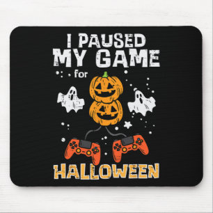 Halloween Gamer gepauzeerd Mijn Game Kostuum Manne Muismat
