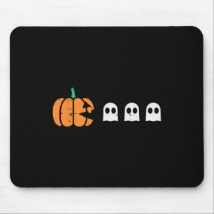 Halloween Gamer Pompoen Eten Spook Kostuum Mannen  Muismat