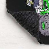 Halloween Gamer Skeleton Zombie Monster Truck Boys Muismat (Hoek)