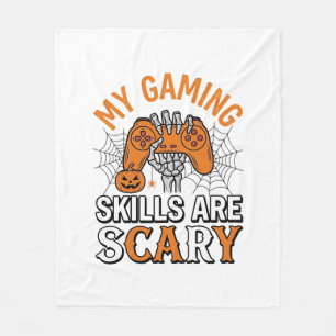 Halloween Gamer Vaardigheden Zijn Schrikbarend Vin Fleece Deken