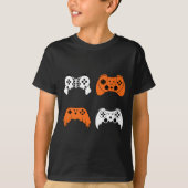 Halloween Gaming Controller Gamer Videogame Contr T-shirt (Voorkant)