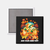 Halloween Gaming, Pumpkin Controller, Gamer Magneet (Voorkant / Achterkant)