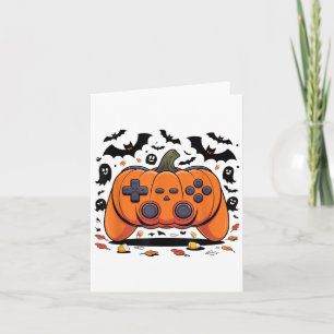 Halloween Gaming Pumpkin Controller Spooky Video G Kaart