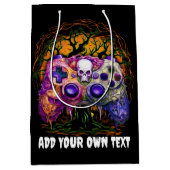 Halloween Gaming, Spooky Controller, Creepy Party Medium Cadeauzakje (Voorkant)