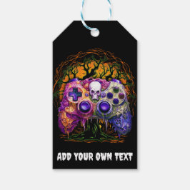 Halloween Gaming, Spooky Controller, Skull Sinaasa Cadeaulabel