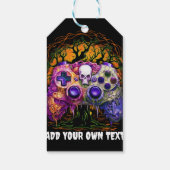 Halloween Gaming, Spooky Controller, Skull Sinaasa Cadeaulabel (Achterkant)