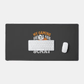 Halloween-gamingvaardigheden zijn eng spookcontrol bureaumat (Keyboard & Muis)