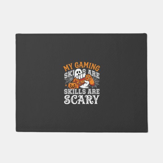 Halloween-gamingvaardigheden zijn eng spookcontrol deurmat (Voorkant)