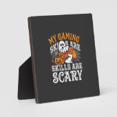 Halloween-gamingvaardigheden zijn eng spookcontrol fotoplaat (Voorkant)