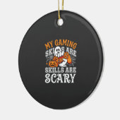 Halloween-gamingvaardigheden zijn eng spookcontrol keramisch ornament (Links)