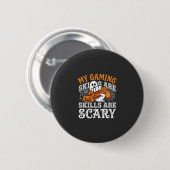 Halloween-gamingvaardigheden zijn eng spookcontrol ronde button 5,7 cm (Voorkant /achterkant)
