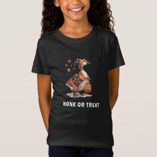 Halloween Gans Toeter of Slaap Meisje T-shirt