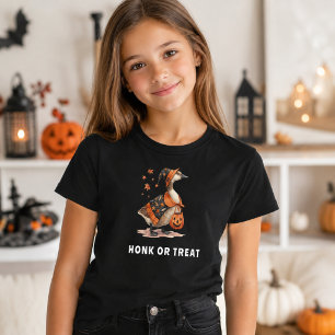 Halloween Gans Toeter of Slaap Meisje T-shirt