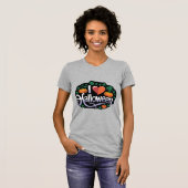 Halloween Garden T-shirt voor vrouwen (Voorkant volledig)