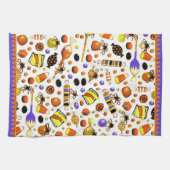 Halloween gastvrouw cadeau decoratie theedoek (Horizontaal)