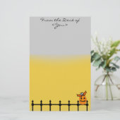 Halloween Gate Briefpapier (Staand voorkant)