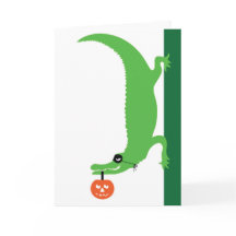 Halloween Gator Kaart