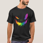 Halloween Gay Lesbians Pride Pumpkin LGBT Pride T-shirt (Voorkant)