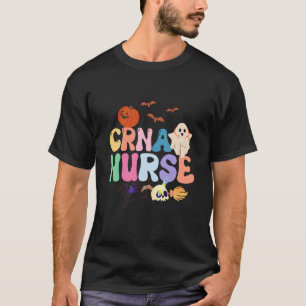 Halloween Gecertificeerd Verpleegkundig Anesthesie T-shirt