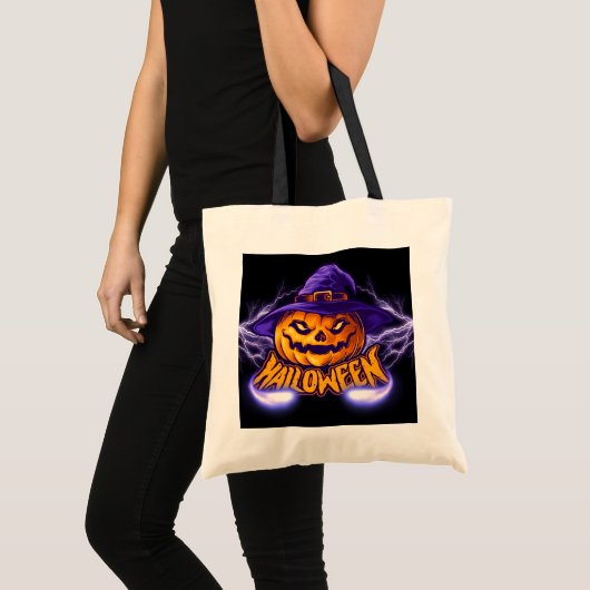 Halloween Geef de Mais Door Tote Bag (Voorkant (product))