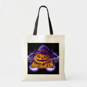 Halloween Geef de Mais Door Tote Bag (Voorkant)