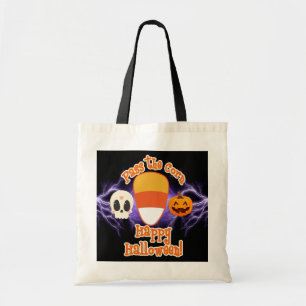 Halloween Geef de Mais Door Tote Bag