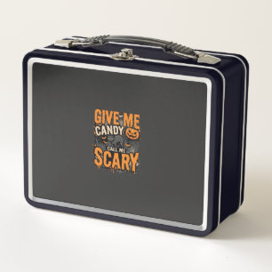 Halloween Geef Me Snoep Angstaanjagende Kat
