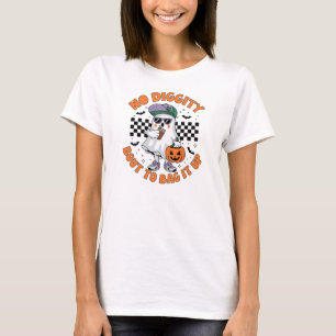 Halloween geen Diggity Bout om het op te blazen me T-shirt