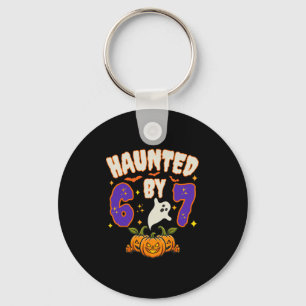 Halloween Geest 67 Nummer 67 Zes Zeven Meme Grappi Sleutelhanger