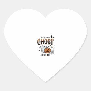 Halloween Geest Alle Geesten Liefhebben Mij Grappi Hart Sticker