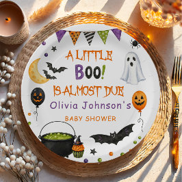Halloween Geest Baby Shower Favor Papieren Bordje