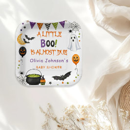 Halloween Geest Baby Shower Papieren Bordje