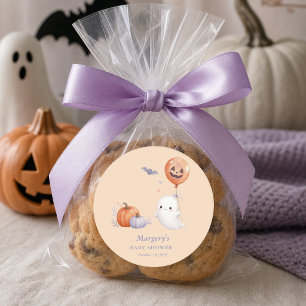 Halloween Geest Baby Shower Ronde Sticker