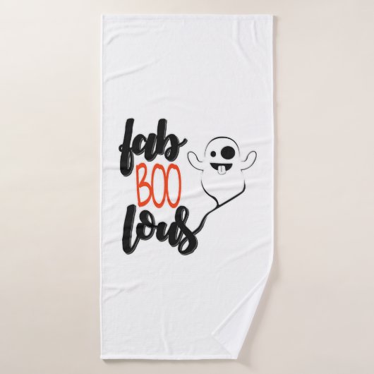 Halloween Geest Badhanddoek (Badhanddoek)