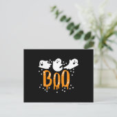 Halloween Geest Boe Schattig Briefkaart (Staand voorkant)