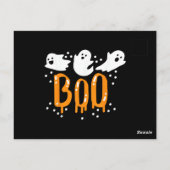 Halloween Geest Boe Schattig Briefkaart (Achterkant)